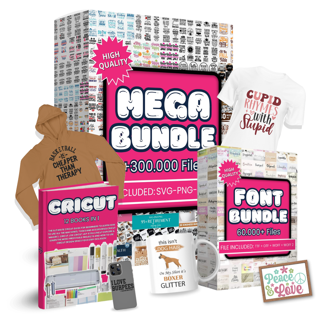 The Mega SVGs Bundle (+300.000) + Bonuses